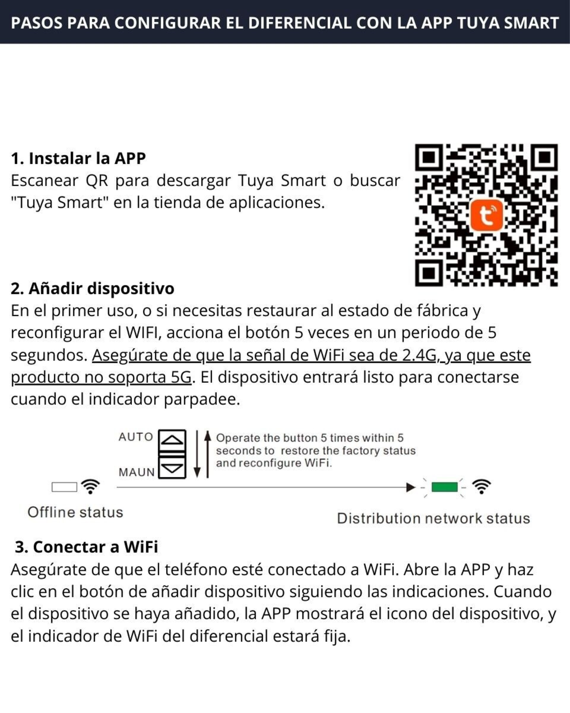 Diferencial Rearmable por WIFI Superinmunizado - 2P 40A 30mA 6Ka - 3